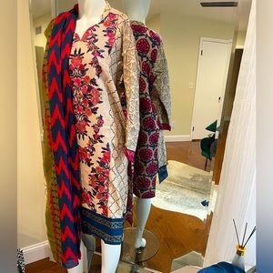 XL 3 pc embroidered pakistani